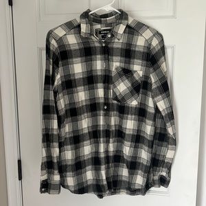 Woman’s Express boyfriend flannel shirt.